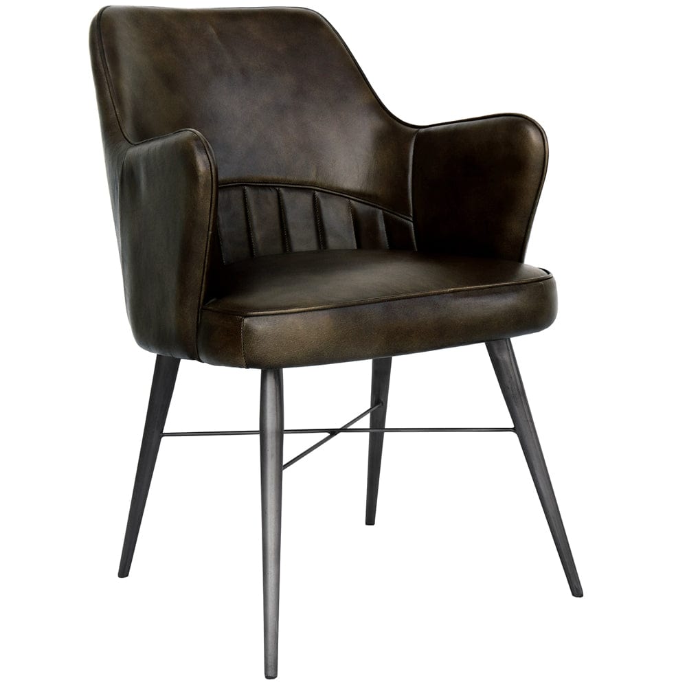 Iron leg dining chair discount