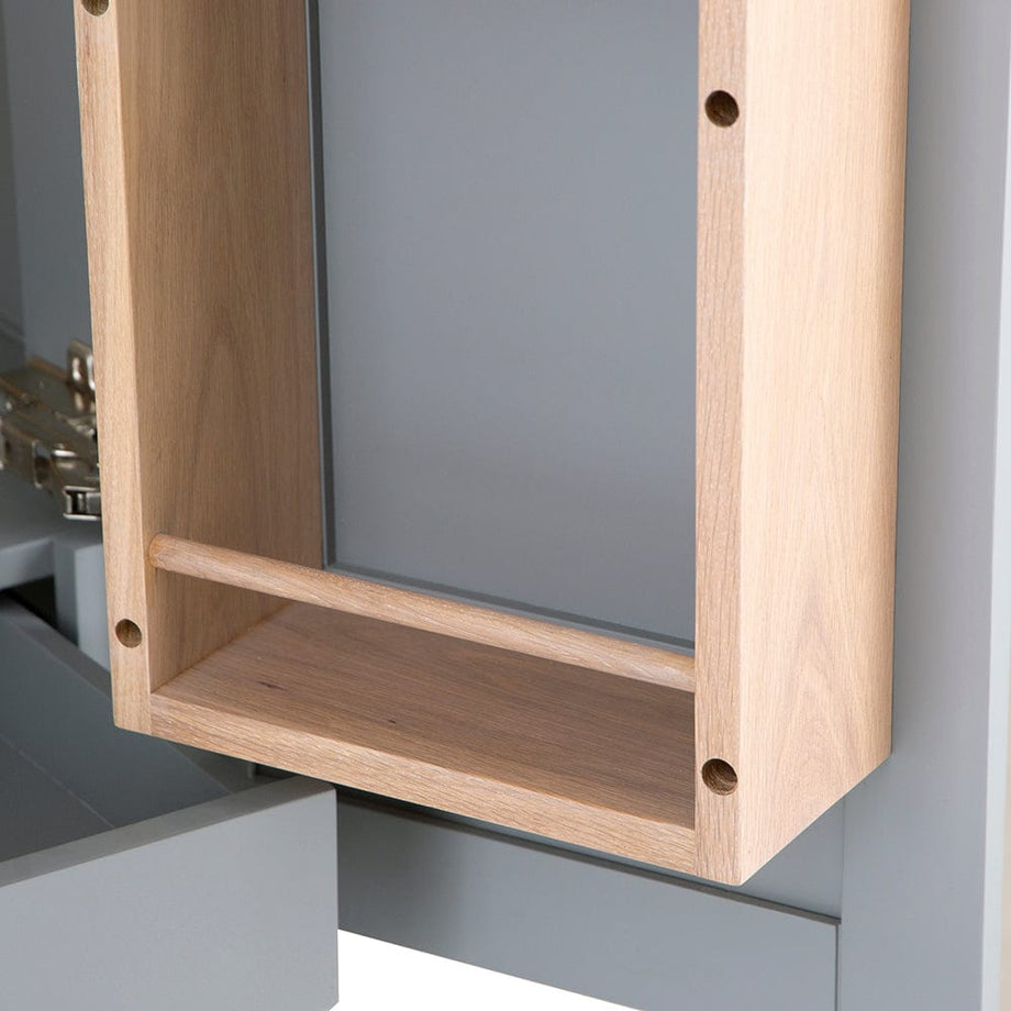 Dorset Storm Grey Painted Oak Extra Large Tall Drinks Cabinet