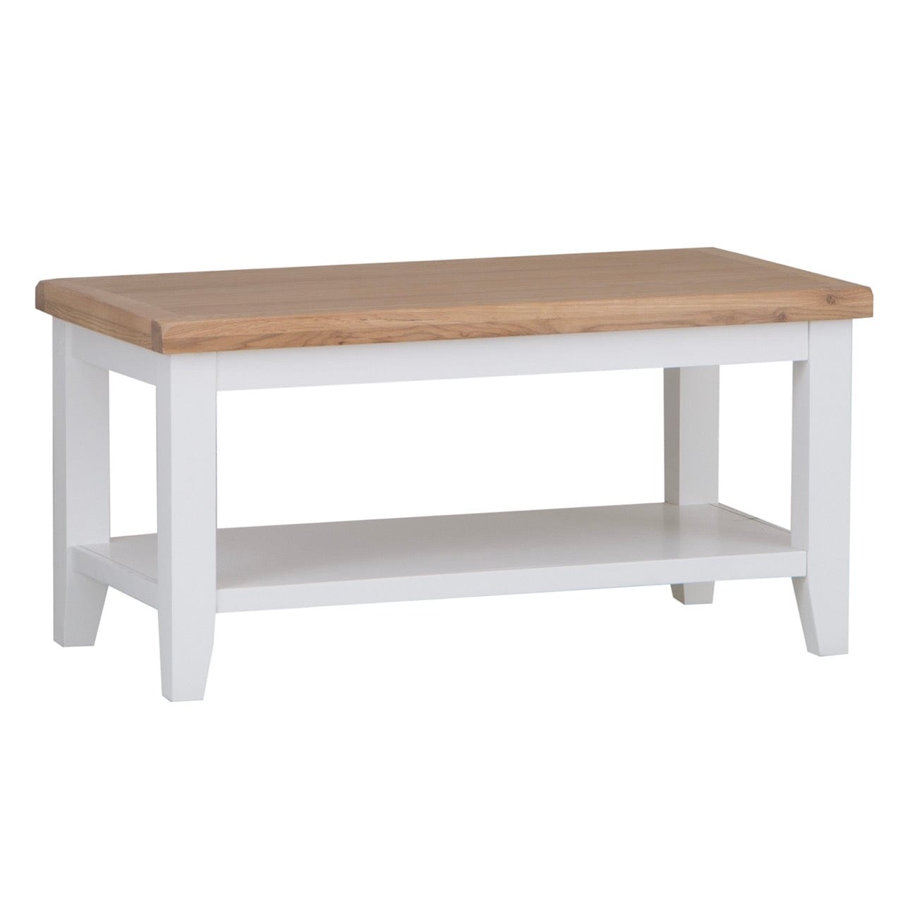 White oak discount accent table