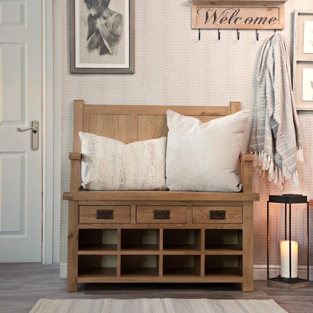 Winchester Oak Monks Bench
